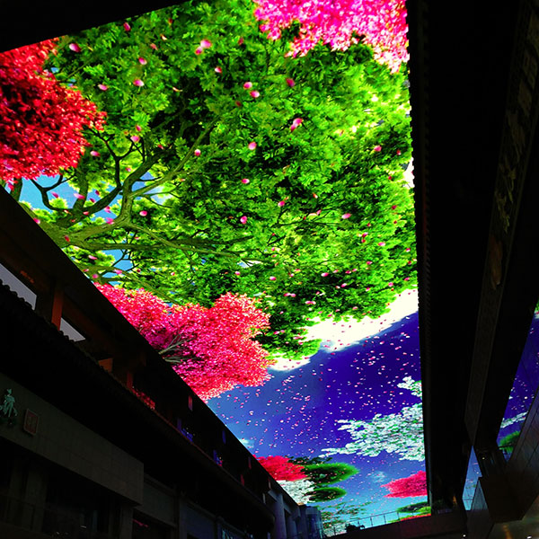P4 indoor high-definition LED canopy screen